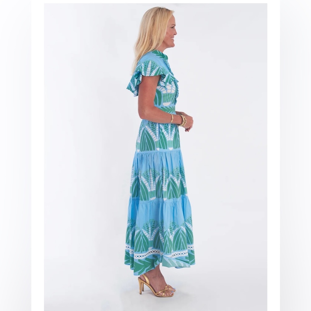 New with tags Colorful CK Bradley DOON DRESS - PAPYRUS GRASS Maxi Dress. - Picture 5 of 7